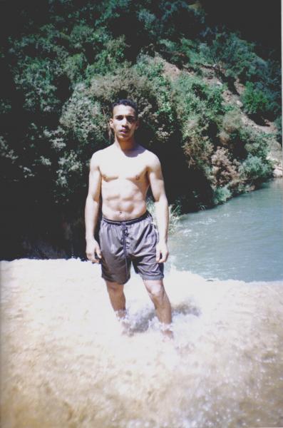 une photo dans les cascades de ouzzoud