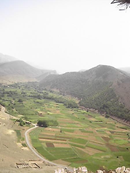 la vue de tabant en haut de agadir(kasaba)